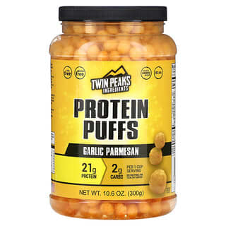Twin Peaks, Protein Puffs, Garlic Parmesan, 10.6 oz (300 g)