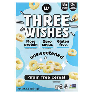 Three Wishes, Grain Free Cereal, Unsweetened, 8.6 oz (245 g)