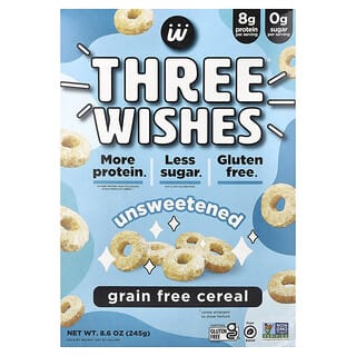 Three Wishes, Graanvrije ontbijtgranen, ongezoet, 8.6 oz (245 g)