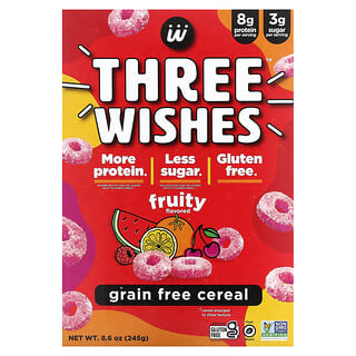 Three Wishes, Хлопья без злаков, фруктовые, 245 г (8,6 унции)