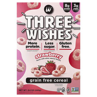 Three Wishes, 无谷物燕麦，草莓味，8.6 盎司（245 克）