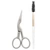 Brow Shaping Scissors & Brush, 2 Piece Set