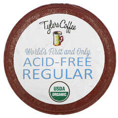 Tylers Coffees, Café biologique, ordinaire, sans acide, 16 capsules K-Cup, (8 g) chacune