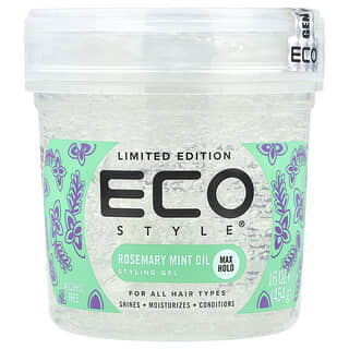 Eco Style, Styling Gel, Max Hold, For All Hair Types, Rosemary Mint Oil , 16 oz (454 g)