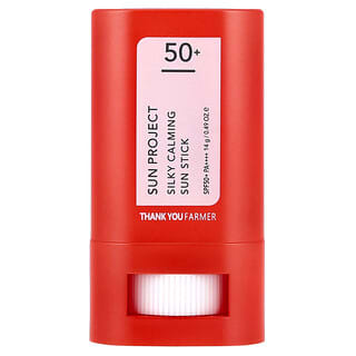 Thank You Farmer, Sun Project, Silky Calming Sun Stick, SPF 50+ PA++++, 0.49 oz (14 g)