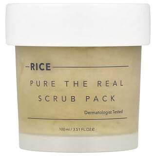 Thank You Farmer, Paquete exfoliante Rice Pure The Real`` 100 ml (3,51 oz. Líq.)