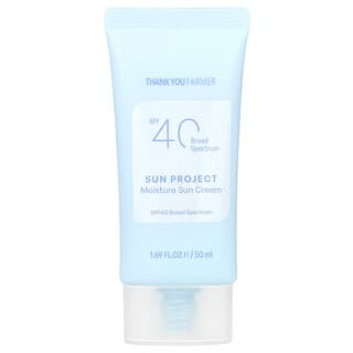 Thank You Farmer, Sun Project Moisture Sun Cream, SPF 40 , 1.69 fl oz (50 ml)