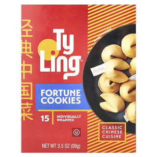 Ty Ling, Biscuits Fortune, 15 emballés individuellement