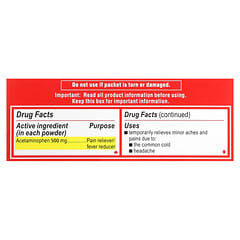 Tylenol, Extra Strength Acetaminophen Dissolve Packs for Adults, Berry ...