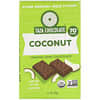 Organic Dark Chocolate, Coconut, 2.5 oz (70 g)
