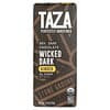 Taza Chocolate, 95 % mörk choklad, Wicked Dark, ingefära, 70 g