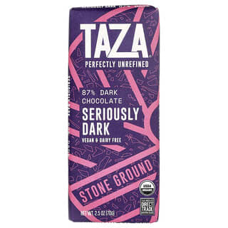 Taza Chocolate, 87% Dark Chocolate, Seriously Dark, 2.5 oz (70 g)