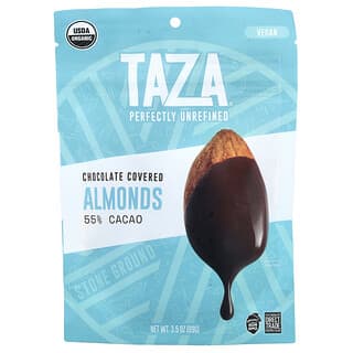 تازا شوكولاط‏, لوز مغطى بالشوكولاتة ، 55٪ كاكاو ، 3.5 أونصة (99 جم)