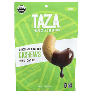 Taza Chocolate, кешью в шоколаде, 55% какао, 99 г (3,5 унции)