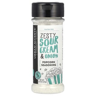 Urban Accents, Tempero de Pipoca, Creme Azedo Picante e Cebola, 67 g (2,35 oz)