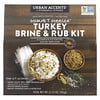Gourmet Gobbler, Turkey Brine & Rub Kit, 12.75 oz (361 g)