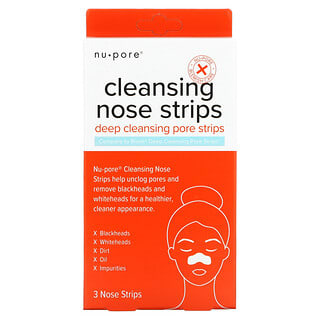 Nu-Pore, Cleansing Nose Strips, reinigende Nasenstreifen, 3 Nasenstreifen