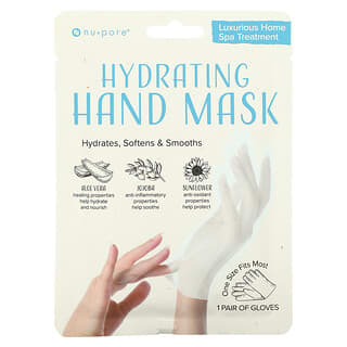 Nu-Pore, Hydrating Hand Mask, 1 Pair