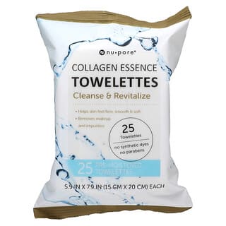 Nu-Pore, Collagen Essence Towelettes, 25 Towelettes