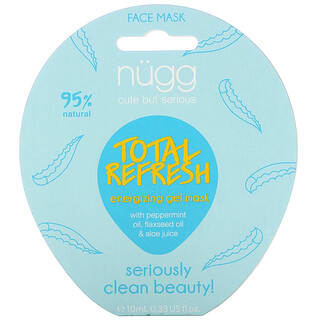 Nugg, Total Refresh Energizing Gel Mask, 0.33 fl oz (10 ml)