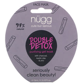 Nugg, Double Detox Purifying Gel Mask, 0.3 fl oz (9 ml)
