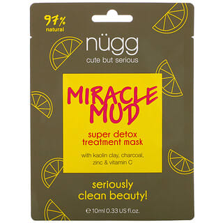 Nugg, 奇跡泥，超級清體面膜，0.33 液量盎司（10 毫升）
