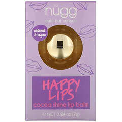 Nugg, 快樂嘴唇，可可光澤潤唇膏，0.24 盎司（7 克） (已停產商品) 