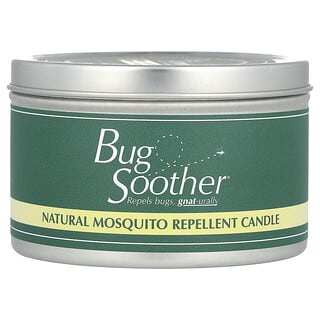 Bug Soother, Vela Repelente de Mosquitos Natural, Óleo de Capim-Limão, 227 g (8 oz)