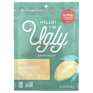 Hello! I'm Ugly, 말린 과일, 얇게 썬 망고, 85g(3oz)