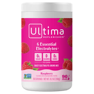 Ultima Replenisher, Electrolyte Mix, Raspberry, 10.2 oz (288 g)