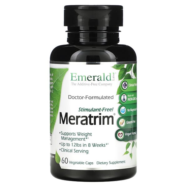 Emerald Laboratories‏, Meratrim, Stimulant Free, 400 mg, 60 Vegetable Caps