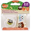 Expression Pacifiers & Universal Clip Combo, Owl, 6-18 Months , 2 Pieces