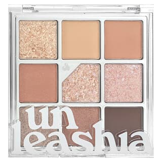 Unleashia, Glitterpedia Eyeshadow Palette, No. 3 All of Coral Pink, 0.233 oz