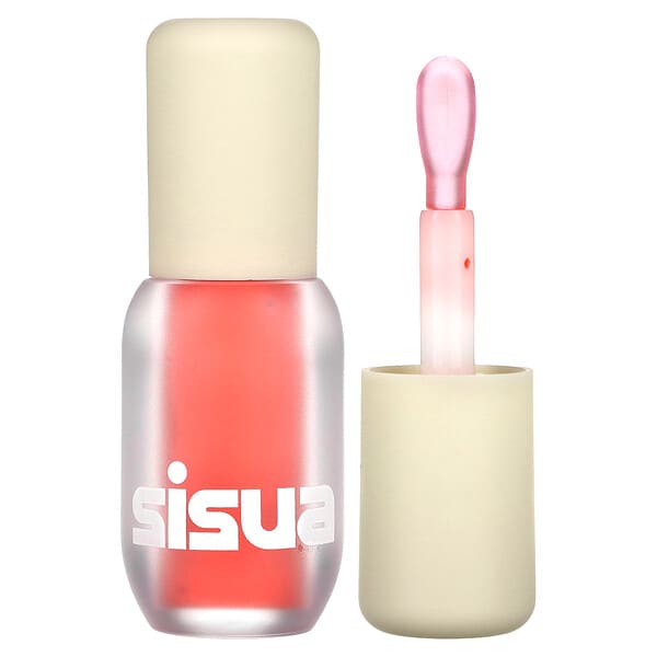 Unleashia, Sisua, 팝콘 시럽 립 플럼퍼, 3호 네온 구아바, 3.8g