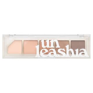 Unleashia, Mood Shower Eye Palette, N.º 1 Banho de Baunilha, 4 g
