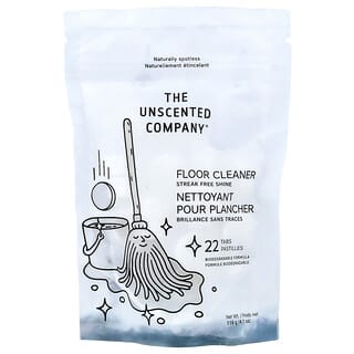 The Unscented Company, Detergent pentru podea, 22 tablete, 4,1 oz (116 g)