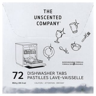 The Unscented Company, 식기세척기 정제, 72정, 864g(30.5oz)