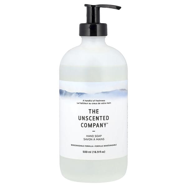 The Unscented Company, 손 세정제, 향료 무함유, 500ml(16.9fl oz)