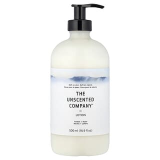 The Unscented Company, Lotion pour les mains et le corps, Sans parfum, 500 ml