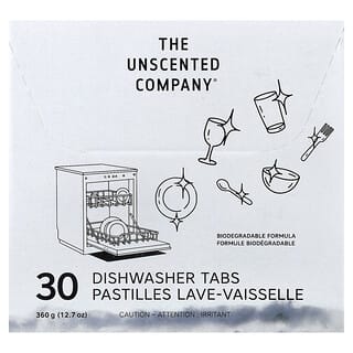 The Unscented Company, Pastilles pour lave-vaisselle, 30 pastilles, 360 g