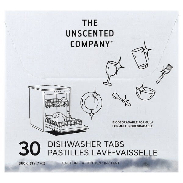 The Unscented Company, 식기세척기 정제, 30정, 360g(12.7oz)