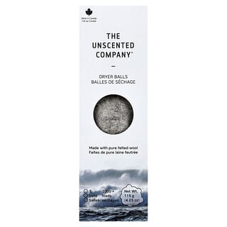 The Unscented Company, Dryer Balls, 3 Balls, 115 g (4,05 ons)