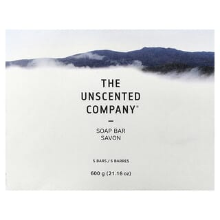 The Unscented Company, 块皂，无香，5 块，21.16 盎司（600 克）