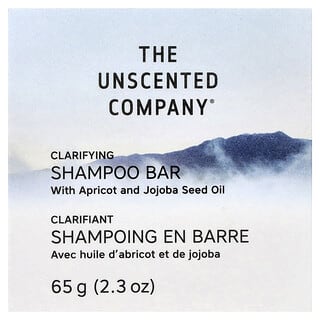 The Unscented Company, 洗发皂条，适合细软至波浪发质，无香型，2.3 盎司（65 克）