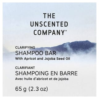 The Unscented Company, очищающий твердый шампунь, для тонких и волнистых волос, 65 г (2,3 унции)