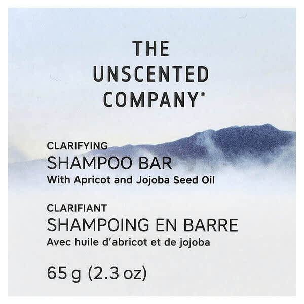The Unscented Company, 클래리파잉 샴푸 바, 가는 모발 및 웨이브가 있는 모발용, 65g(2.3oz)