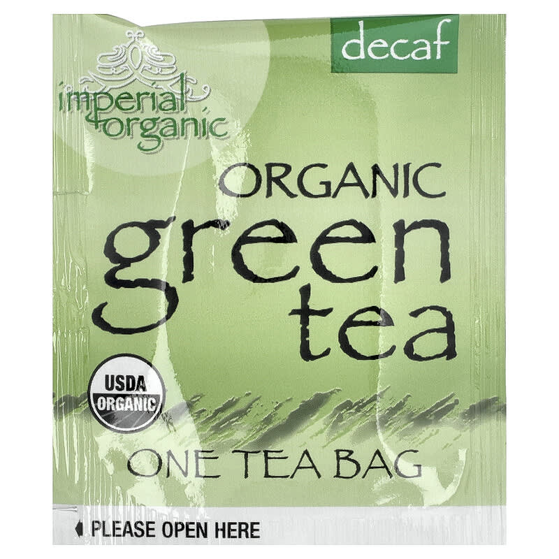 Imperial Organic, Green Tea, Decaf, 18 Tea Bags, 1.14 oz (32.4 g)