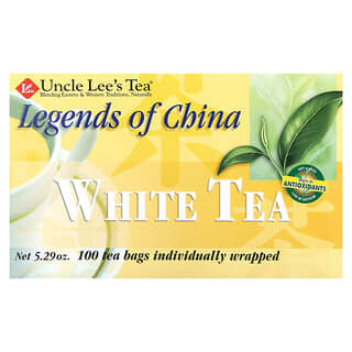 Uncle Lee's Tea, Legends of China, Thé blanc, 100 sachets de thé, 150 g