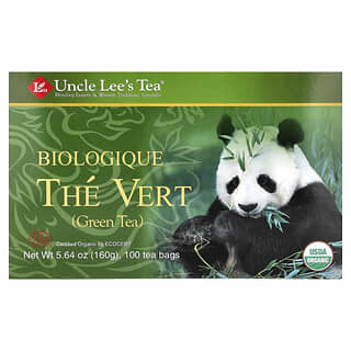 Uncle Lee's Tea, Organic Green Tea, Bio-Grüntee, 100 Teebeutel, 160 g (5,64 oz.)