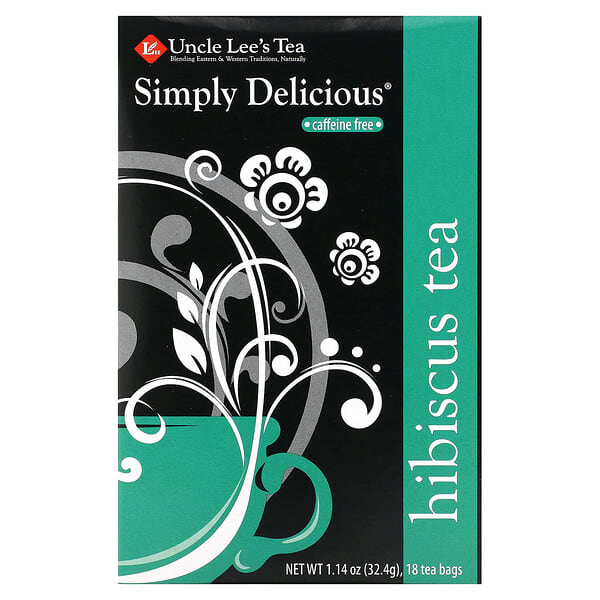 Uncle Lee's Tea, 簡單美味木槿茶，無咖啡萃取，18 茶包，1.14 盎司（32.4 克）